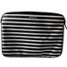 Kate Spade Bags | Kate Spade Laptop Case 13" Macbook New York Saffiano Black White Stripes | Color: Black/White | Size: Os