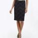 Anthropologie Skirts | Anthropologie Maeve Black Lace Pencil Midi Skirt | Color: Black/Gray | Size: Xs