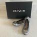 Coach Shoes | Coach Leather Silver Naturally Distressed Ballet Flats | Color: Silver | Size: 6.5