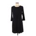 MICHAEL Michael Kors Casual Dress - Shift: Black Print Dresses - Women's Size Medium