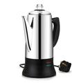 KFO Electric Coffee Percolator,Stainless Steel Stovetop Espresso Maker,12 Cup Electric Coffee Percolator 1.8L Coffee Percolator, Stove Top Coffee Mak