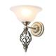 LITECRAFT Wall Light Spiral 1 Light Twist Wall Light - Antique Brass