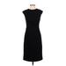 Betsey Johnson Casual Dress - Sheath: Black Solid Dresses - Women's Size 2