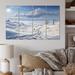 Design Art Landscape Winters Solitude - Native American Metal Wall Decor Set Metal in Blue/White | 28 H x 48 W x 1 D in | Wayfair MT65579-271