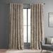 Mercer41 Tondrea Lush Crush Velvet Curtains, Room Darkening Curtain for Bedroom & Living Room (1 Panel) Velvet in Brown | 120 H x 50 W in | Wayfair