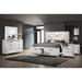 Willa Arlo™ Interiors Borel Upholstered Platform 5 Piece Bedroom Set in White | 67.25 H x 85.5 D in | Wayfair A4A35B4C90BA48358361E6B30C0DB7AB