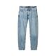 TOM TAILOR DENIM Herren Loose Straight Fit Jeans, blau, Uni, Gr. 33/36