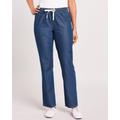 Blair Women's DenimLite Drawstring Pants - Denim - 10P - Petite