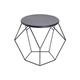 Homcom Steel Minimalist Coffee Table - Black | Wowcher