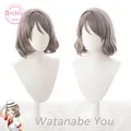 1948 anihut 】You Watanabe parrucca Love Live Sunshine parrucca Cosplay capelli sintetici biondi