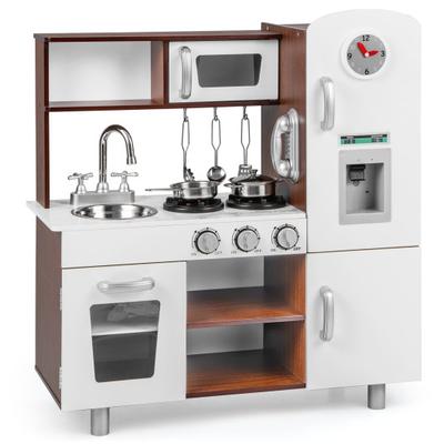 Costway Kids Kitchen Playset with Realistic Sounds...