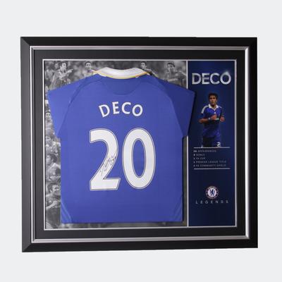 Chelsea Deco 2004-2005 – Signiertes gerahmtes Trikot Image