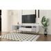 Modern TV Stand for up to 80" Television, Media Console Table with 2 Drawers and 2 Storage Cabinets for Living Room