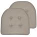 16 x 17 Inch 2 Pack U-Shaped Memory Foam Chair Pad Cushion