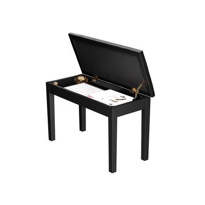 Duet Piano Bench with Padded Cushion and Storage Compartment - 29.1