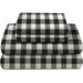 100 Percent Cotton Double Brushed Flannel Sheet Set - 170 GSM Heavyweight, Deep Pockets