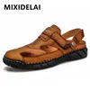 Neue klassische Herren-Sandalen, Sommer, weiches Leder, Strandsandalen, Herren, Outdoor, lässig, leicht, Sandale, modische Herrenschuhe, Größe 38–48