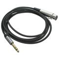Dual Converter for Audio Jack Splitter Headphone Adapter Speaker Cables Signal Nylon Braid Tinned Copper Wire