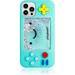 Game Console Phone Case for iPhone XR Bling Liquid Quicksand Retro 3D Classic Game Phone Case Funny Play Case Soft Silicone Rubber Cover Protective Cover for Boys Girls Women