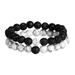 Jewelry Eye Stone Black Frosted Stone Elastic Bracelet Couple Stone Bracelet Waist Heated Wrap Belt