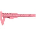 Eyebrow Calipers Practical Scale Face Tool Pink Tools Measuring Tattoo Ruler Plastic