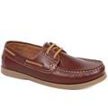 Leather Boat Shoes - SHAFI37009 / 323 614