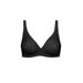 Plus Size Women's The Wireless Plunge - Mesh by CUUP in Black (Size XL A-C)