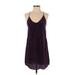 Rory Beca Casual Dress - Slip dress: Purple Dresses - Women's Size X-Small