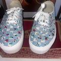 Vans Shoes | Floral Vans, Womens 9.5, Gently Worn | Color: Blue | Size: 9.5