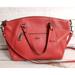 Coach Bags | Coach Prairie Satchel Convertible Handbag In Red Signature Coach Pebble Leather | Color: Red | Size: Os