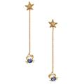 Kate Spade Jewelry | Kate Spade Sea Star Crab Starfish Linear Earrings | Color: Blue/Gold | Size: Os