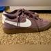 Nike Shoes | Nike Sport Suede Sneaker In Plum Size 10 | Color: Purple | Size: 10