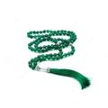 WORLD WIDE GEMS Green Onyx Stone Mala Beads, 108 Mala Necklace, Knotted Mala, WWG Necklace, Yoga Jewelry Meditation Beads Spiritual Jewelry Boho Jewelry