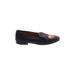 Stubbs & Wootton Flats: Loafers Chunky Heel Work Black Shoes - Women's Size 7 - Almond Toe