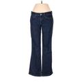 Joe's Jeans Jeans - Low Rise: Blue Bottoms - Women's Size 27 - Dark Wash