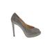 Guess Heels: Pumps Stilleto Glamorous Gold Shoes - Women's Size 6 - Round Toe