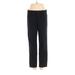 Old Navy Casual Pants - Mid/Reg Rise Straight Leg Boyfriend: Black Bottoms - Women's Size 8