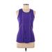 Athleta Active Tank Top: Purple Solid Activewear - Women's Size Medium