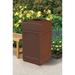 Commercial Zone PolyTec 42 Gallon Trash Can Plastic in Brown | Wayfair 732137