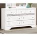 Glory Furniture Madrid 9 - Drawer Dresser Wood in White | 39 H x 63 W x 17 D in | Wayfair G02390-D