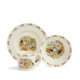 Royal Doulton Bunnykins Nurseryware Childrens Bowl, Plate, & Mug Ceramic/Earthenware/Stoneware in Orange/White | Wayfair 1064978
