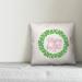 The Holiday Aisle® Trombetta Merry & Bright Throw Pillow Cover Polyester | 16 H x 16 W x 1.5 D in | Wayfair 4685B8FC1FE24E859B1228EB372529F0