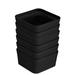 Rebrilliant Baskets Plastic in Black | 2.36 H x 4.72 W x 4.72 D in | Wayfair 9AE7A3B6D77B40F79DDA6485C1EC14F1