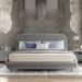 Ivy Bronx Kestra 37" Platform Bed Upholstered in Gray | 37 H x 67 W x 86.5 D in | Wayfair DF3EC2145F5449F597DC4BDB22BAF3A8