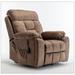 Latitude Run® Recliners Lift Chair Relax Sofa Chair Livingroom Furniture Living Room Power Electric Reclining For Elderly Velvet in Brown | Wayfair