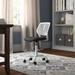 Wrought Studio™ Delaford Mesh Task Chair Plastic/Acrylic/Upholstered/Mesh in Gray/Blue/White | Wayfair FE007BD12ECC4C5AB21594C5EE7AFDC7