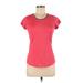 Nike Active T-Shirt: Red Activewear - Women's Size Medium