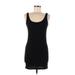 Splendid Casual Dress - Bodycon Scoop Neck Sleeveless: Black Print Dresses - Women's Size Medium