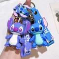 Disney-Porte-clés Stitch Toys pour femme porte-clés Anime Figure pendentif Stitch doux ange rose