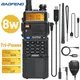 Baofeng UV-5R 8W 3800 Walkie Talkie Tri-Power Dual Band VHF UHF Portatile a lungo raggio ad alta potenza Palmare CB Ham Radio bidirezionale